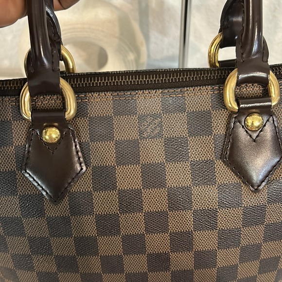 Authentic Louis Vuitton Damier Saleya PM Ebene Tote Bag Brown with COA - Picture 10 of 16